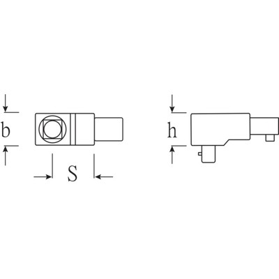 Produktbild von STAHLWILLE® - Vierkant-Einsteckwerkzeug Außen-4kant 3/4" Wkz.Aufn.22x28mm