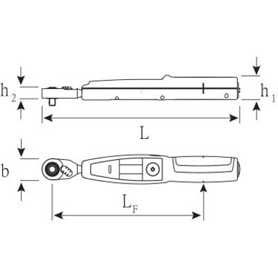 Produktbild von STAHLWILLE® - Elektronischer Drehmomentschlüssel SENSOTORK® m.fest eingebauter 