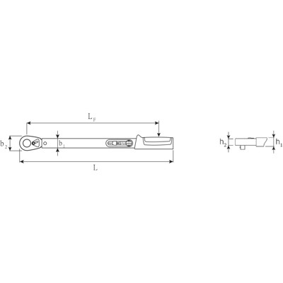 Produktbild von STAHLWILLE® - Drehmomentschlüssel MANOSKOP® Nr.721/30 QUICK 60-300 N·m 4kant-An