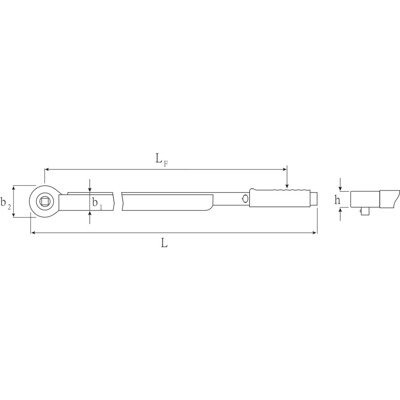 Produktbild von STAHLWILLE® - Drehmomentschlüssel Standard MANOSKOP® m.fest eingebauter Knarre 