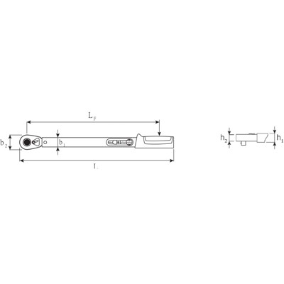 Produktbild von STAHLWILLE® - Drehmomentschlüssel MANOSKOP® Nr.721QR/20 QUICK 40-200 N·m Antrie