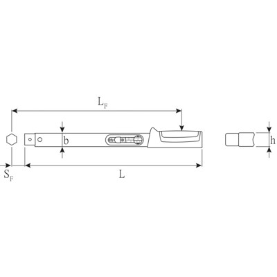 Produktbild von STAHLWILLE® - Drehmomentschlüssel MANOSKOP® Nr.730/20 QUICK 40-200 N·m Wkz.Aufn