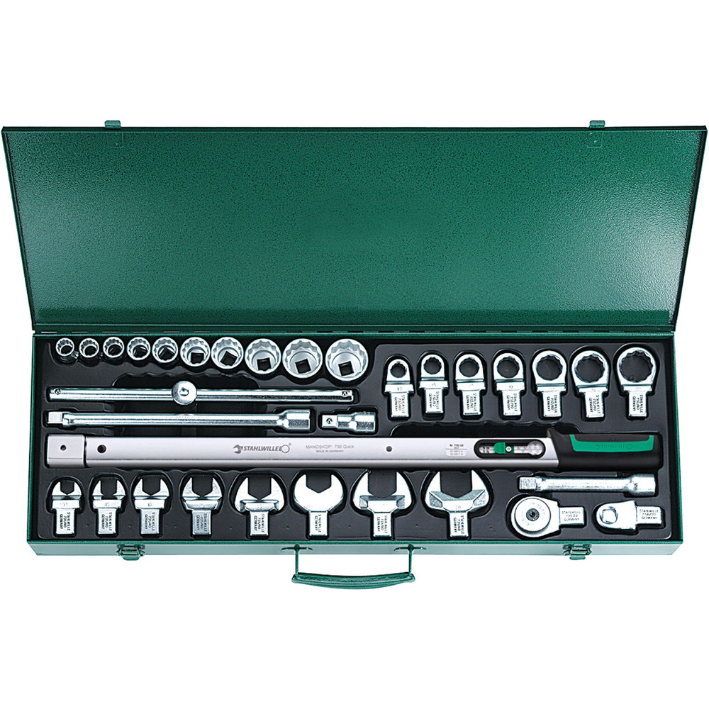 STAHLWILLE® Drehmomentschlüsselsatz Nr.730R/40/32 QUICK Typ Mercedes-Benz 32-teilig Produktbild img1 L