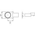 Produktbild von STAHLWILLE® - Ring-Einsteckwerkzeug SW.18mm Wkz.Aufn.14x18mm