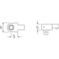 Produktbild von STAHLWILLE® - Vierkant-Einsteckwerkzeug Größe 4 Außen-4kant 1/4" Wkz.Aufn.9x12m