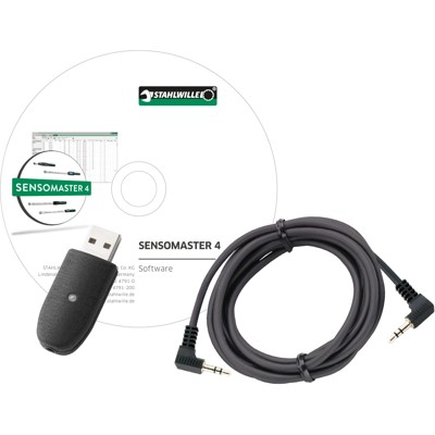 Produktbild von STAHLWILLE® - USB-Adapter u.Klinkensteckerkabel m.Software SENSOMASTER 4