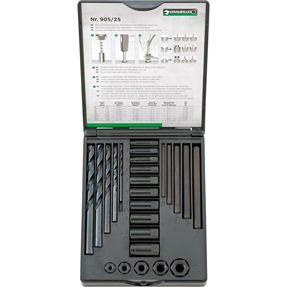 STAHLWILLE® Gewinde-Ausdrehsatz Produktbild img1 L