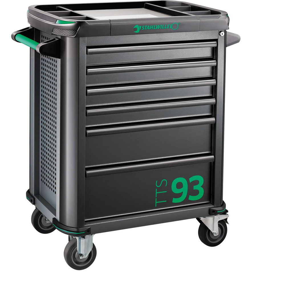 STAHLWILLE® Werkstattwagen, 6 Schubladen, anthrazitgrau, RAL 7016 Produktbild img2 L