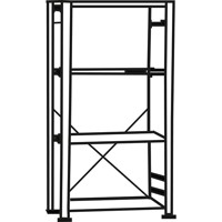 Produktbild von SCHULTE - Steckregal doppelseitig GR250kg 2000 x 1000 x 2 x 500 verzinkt