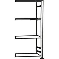 Produktbild von SCHULTE - Steckregal doppelseitig Anbauregal AR250k 2000 x 1000 x 2 x 500 verzi