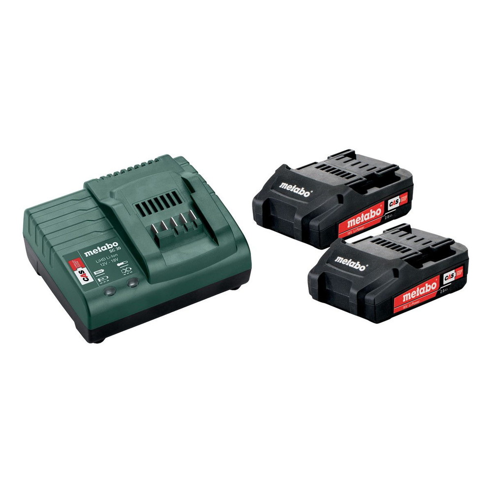 metabo Basic-Set 2 x Li-Ion 2,0 Ah Produktbild img1 L