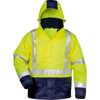 Produktbild von SAFESTYLE® - Warnschutzjacke ALF 23502, warngelb/marineblau, Größe S