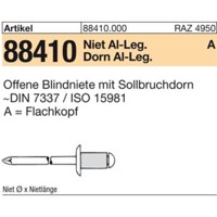 Produktbild von null - Blindniete ART 88410 Alu/Alu Dorn FLAKO 4,8 x 16,7 S