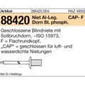 Produktbild von null - Blindniete ART 88420 CAP - Alu/St. 4 x 12,5 S