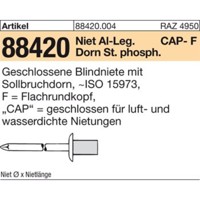 Produktbild von null - Blindniete ART 88420 CAP - Alu/St. 3,2 x 6,5 S