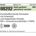Produktbild von NOBRAND - Schrauben ART 88202 RST mit Linsenkopf & ISR 4 x 12 -T20 Stahl