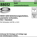 Produktbild von NOBRAND - Keilsicherungsscheiben ART 88032 geklebt flZnnc 25,3 x 48,5 x 4,6 flZ