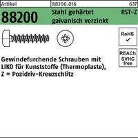 Produktbild von NOBRAND - Schrauben ART 88200 RST mit LIKO & Pozidriv Z 4 x 16 -Z Stahl