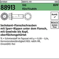 Produktbild von NOBRAND - Sechskant-Flanschschrauben ART 88913, 100 M 5 x 10 flZn/nc/TL/x/480h/