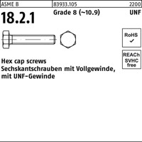 Produktbild von null - Sechskantschrauben ART 83933 Grad 8 1/2 UNF x 1.3/4" (45mm) S