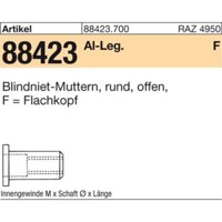 Produktbild von null - Blindniet-Muttern ART 88423 Alu-Legierung Flako M 5 / 2,5 - 5,0 S