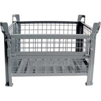 HESON® Gitterbehälter 1t mit Klappe Produktbild