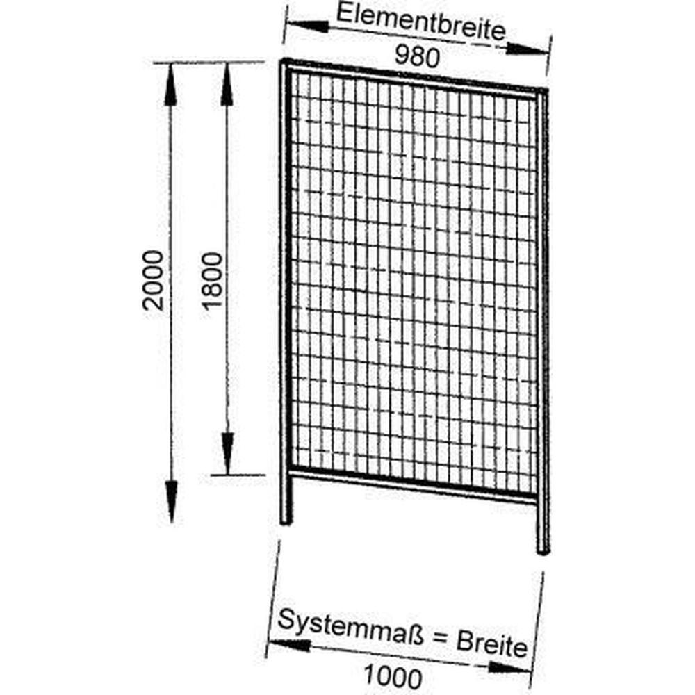 TTS Eckpfosten 2000mm Produktbild img3 L