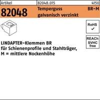 Produktbild von null - LINDAPTER-Klemme ART 82048 GT BR 20 mittel galvanisch verzinkt S