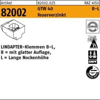 Produktbild von null - Lindapter-Klemmen ART 82002 GT B LM 12 galvanisch verzinkt, lang *** S