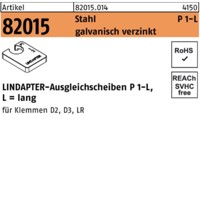 Produktbild von null - LINDAPTER-Ausgleichsscheiben ART 82015 Stahl, P1 M 20 feuerverzinkt, lan