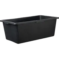 Mörtelkasten schwarz, eckig, L-Skala Produktbild
