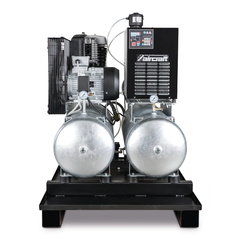 aircraft stationäre Kompressor-Doppelanlage DUO Airprofi 703/2x100/10 KK - 10 bar 2023074 Produktbild img2 L