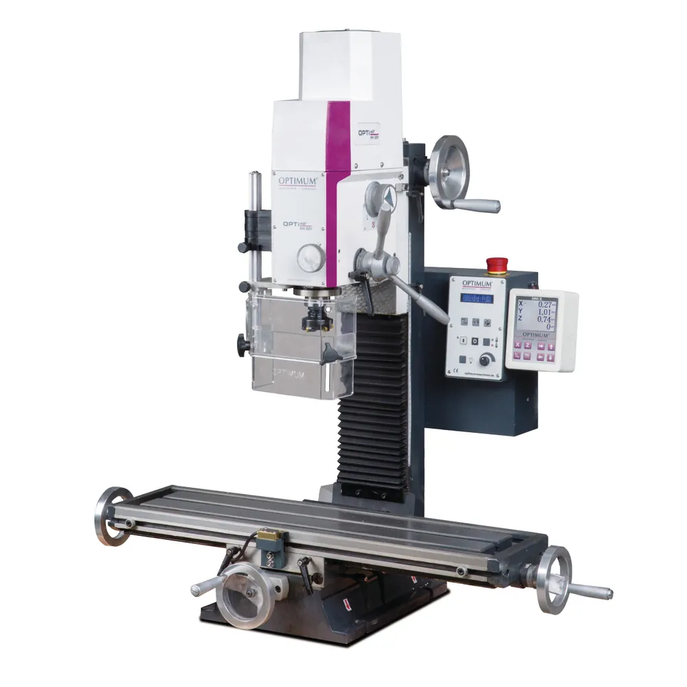 OPTIMUM OPTImill MH22VD / 230V/1Ph/50Hz Bohr- Fräsmaschine Produktbild img4 L