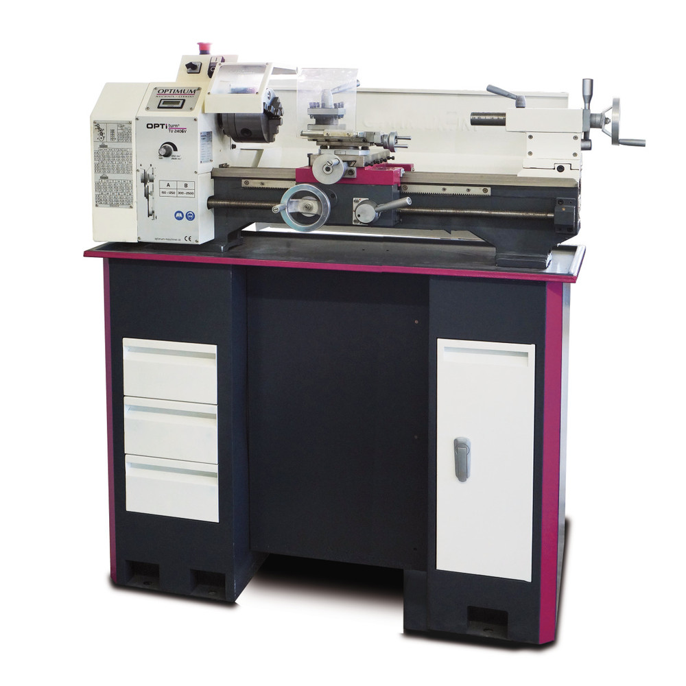 OPTIMUM® OPTIturn TU 2406V Vario / 230V/1Ph/50Hz Drehmaschine Produktbild img2 L