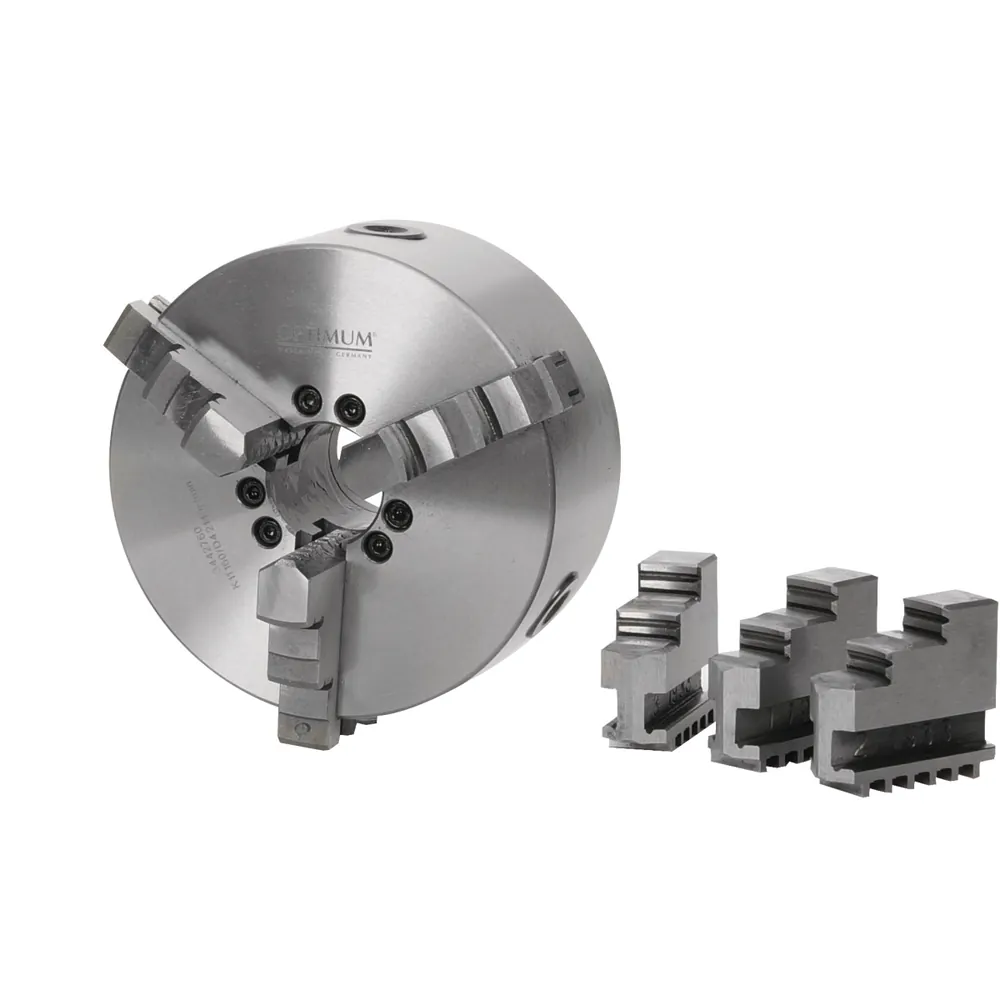 OPTIMUM 3-Backen-Drehfutter DIN 55029 DIN ISO 702-2, zentrisch spannend Produktbild img1 L