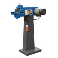 metallkraft® MBSM 100-140-2 / 400V inkl. Unterbau Metallbandschleifer Produktbild
