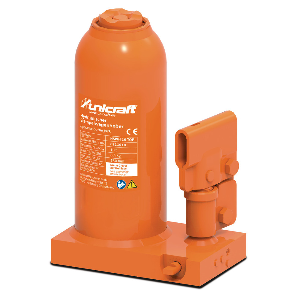 unicraft HSWH 10 TOP hydraulischer Stempelwagenheber 10t Produktbild img1 L
