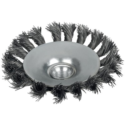 Produktbild von TYROLIT - Kegelbürste ø100 x 20 x M14 S 0,3mm PREMIUM Stahl