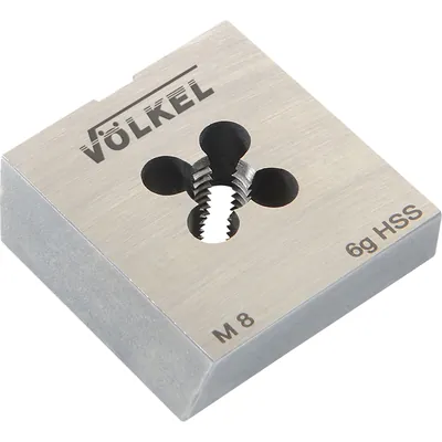 Produktbild von VÖLKEL - Vierkant-Schneideisen 38,8, HSS, M 8X1,0