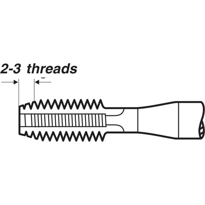 Produktbild von VÖLKEL - Maschinengewindebohrer Form C, HSS-E, DIN 374, NPT 1/8"
