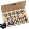 Produktbild von VÖLKEL - HexTap Set + Schneideisen DIN 223, HSS-G, Mf 4 - 24