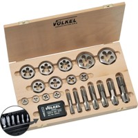 Produktbild von VÖLKEL - HexTap Set + Sechskantmuttern DIN 382, HSS-G, M 3 - 24