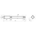 Produktbild von VÖLKEL - Maschinengewindebohrer 35° RSP, HSS-E, JIS B-4430, M 6X1,0