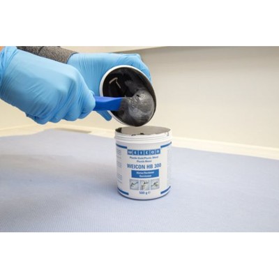 Produktbild von WEICON® - HB 300 | stahlgefülltes hochtemperaturbeständiges Epoxidharz-System f