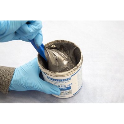 Produktbild von WEICON® - HB 300 | stahlgefülltes hochtemperaturbeständiges Epoxidharz-System f