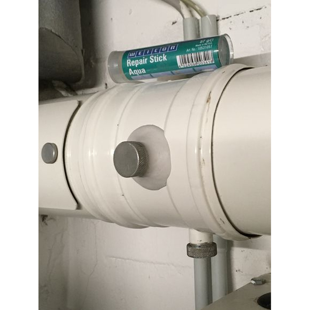 WEICON Repair Stick Aqua | Reparaturknete für Unterwasseranwendungen | 57 g | altweiß Produktbild img5 L