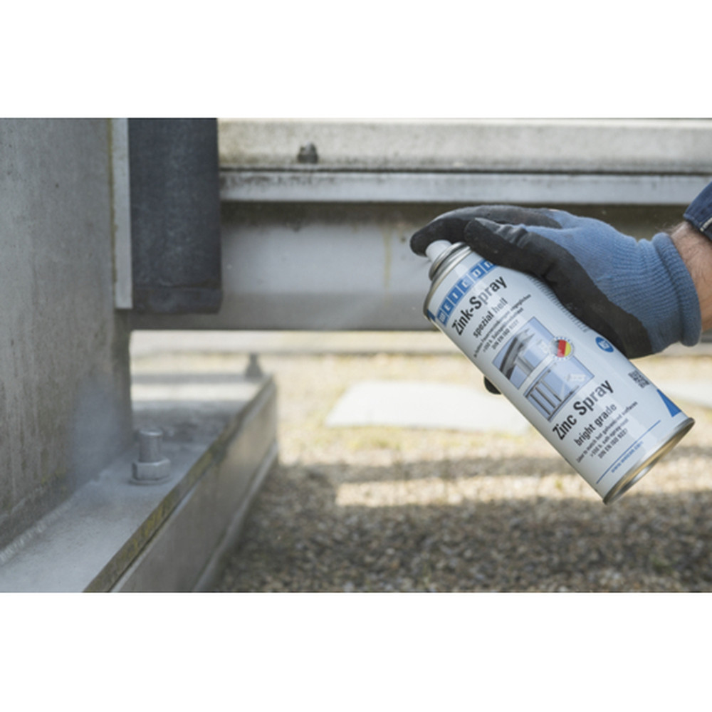 WEICON Zink-Spray spezial hell | kathodischer Korrosionsschutz mit Zulassung für den Lebensmittelbereich | 400 ml Produktbild img2 L