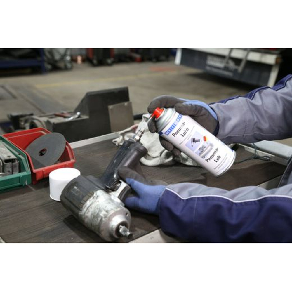 WEICON Pneuma-Lube | Schmier- und Pflegeöl für Druckluftwerkzeug | 400 ml | gelblich Produktbild img3 L