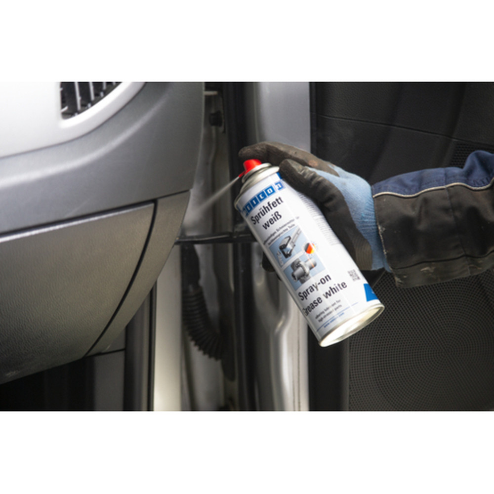 WEICON Sprühfett weiß | Mehrzwecksprühfett | 400 ml | weiß Produktbild img4 L