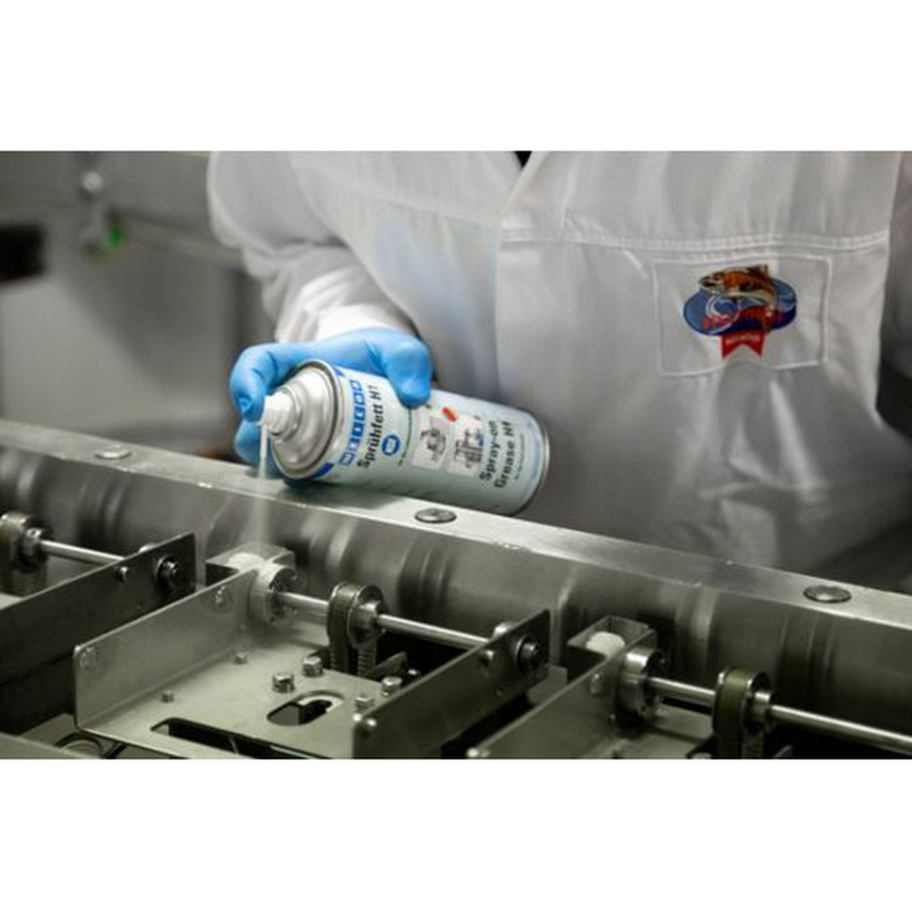 WEICON Sprühfett H1 | Schmierstoff für den Lebensmittelbereich NSF H1 | 400 ml | gelblich-weiß Produktbild img4 L
